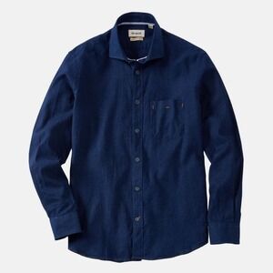 Borgo28 422 Button Down Long Sleeve Shirt Indigo XL‎ New With Tags